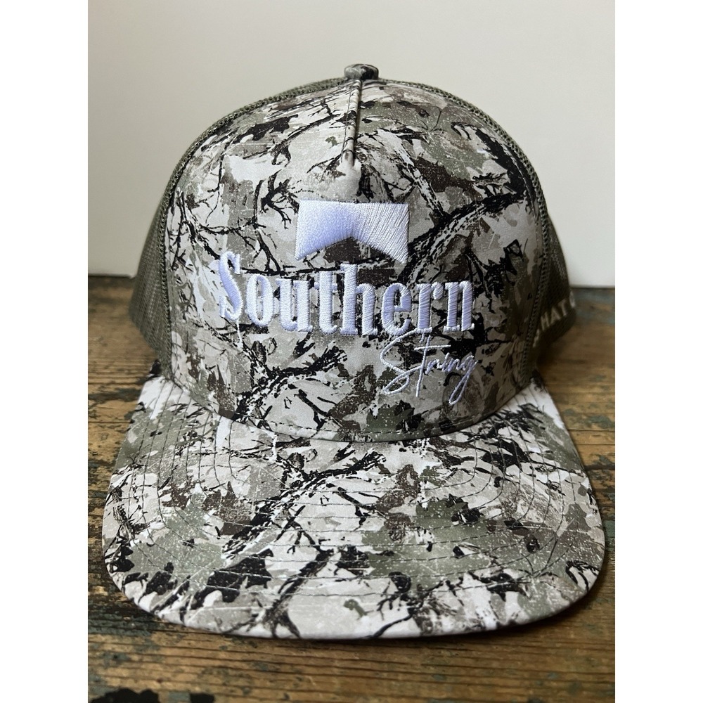Brand New Southern String Hat Co CAMO HAT neutral January Drop New